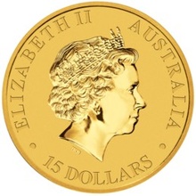 2014 1/10oz Australian Kangaroo Gold Nugget Coin