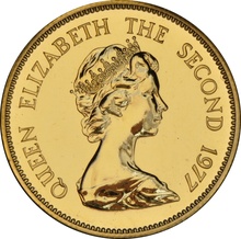 $1000 Hong Kong Gold Coin 1977 Year of the Snake