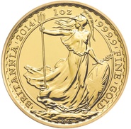2014 Gold Britannia Coin 1oz Uniface Obverse Mint Error NGC UNC DETAILS