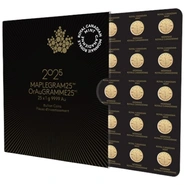 2025 MapleGram 25 x 1g Gold Coins