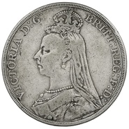 1892 Queen Victoria Silver Crown