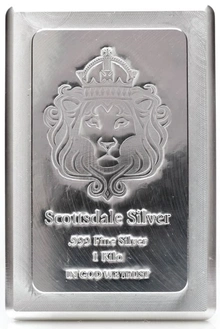 Scottsdale 1kg Silver Stacker Bar - From £3,049.20 | BullionByPost