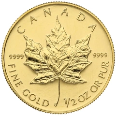1998 1/2oz Canadian Maple Leaf Gold Coin