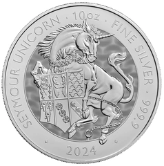 2024 Seymour Unicorn Silver Coin Tudor Beasts 10oz