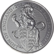 2oz Silver Coin, The Lion - Queen's Beast