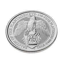 2020 1oz Falcon of the Plantagenets Platinum Coin Queen's Beasts