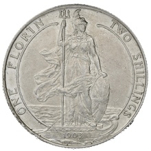 1903 Florin Silver Coin Edward VII
