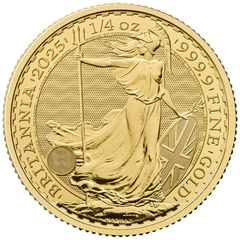 2025 Quarter Ounce Britannia Gold Coin Gift Boxed