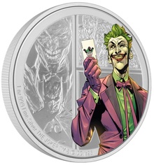 2023 Proof The Joker Silver Coin 1oz Boxed