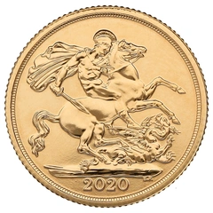 2020 Gold Sovereign Coin MS70 PCGS