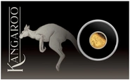 2024 0.5g Australian Mini Roo Proof Gold Coin