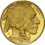 2007 Reverse Proof American Buffalo Gold Coin 1oz