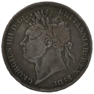 1821 Silver Crown Coin George IV