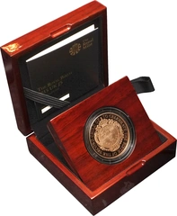 2015 Proof Gold Crown £5 Coin Royal Birth of Princess Charlotte Boxed