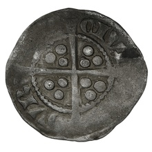 1307-1327 Edward II Silver Penny. Durham. Class 12