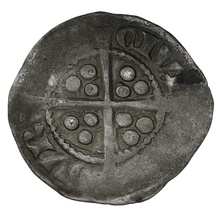 1307-1327 Edward II Silver Penny Durham Class 12
