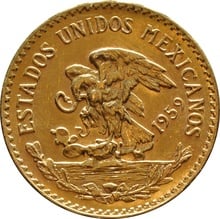 Mexican 20 Veinte Pesos Gold Coin