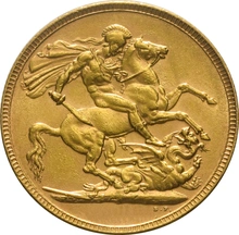 Gold Sovereign - Victoria Old Veiled Head