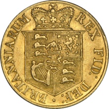 1817 Gold Half Sovereign George III Graded NGC AU53