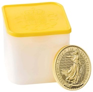 Tube of 10 2024 Britannia One Ounce Gold Coins