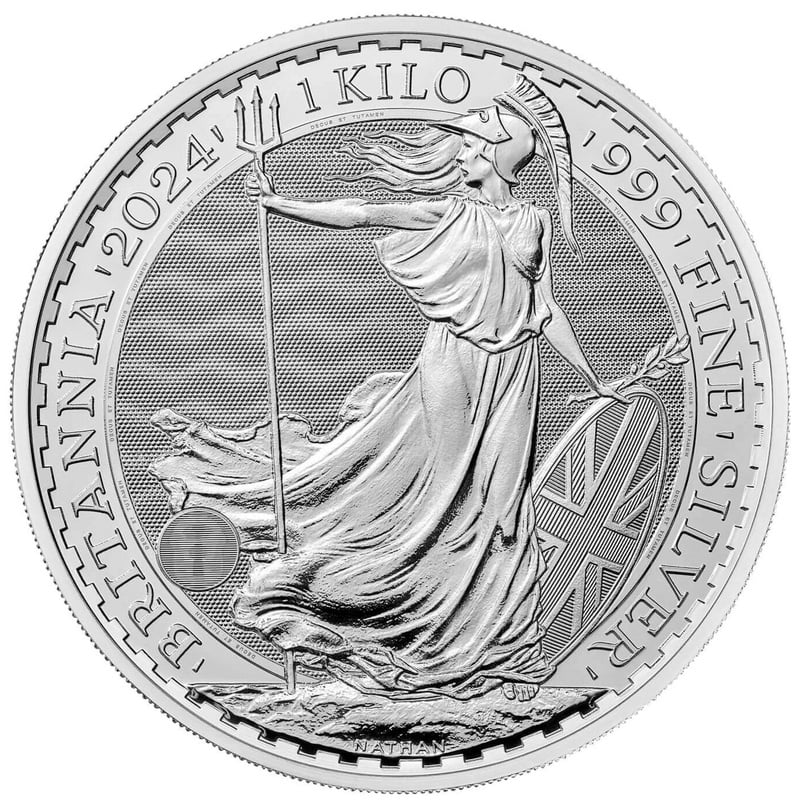 2024 Britannia 1kg Silver Coin From £1,257.60 BullionByPost
