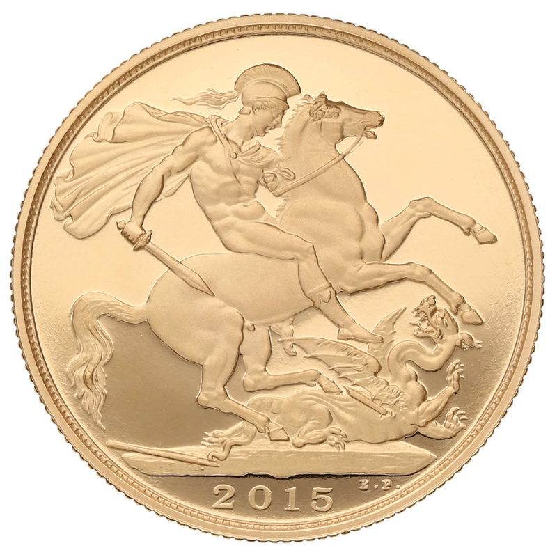 2015 Proof £2 Coin Gold Double Sovereign