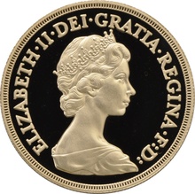 1980 Proof Gold £5 Coin Quintuple Sovereign
