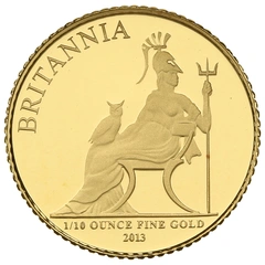 2013 Proof 1/10oz Gold Britannia Coin