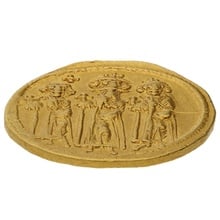 610-641 Gold Solidus Coin Heraclius Constantinople