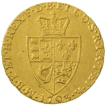 1793 Gold Guinea Coin George III