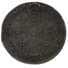 1683 Silver Sixpence Coin Charles II