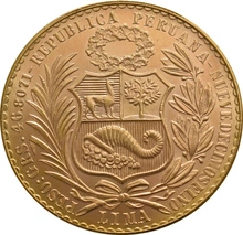 Peruvian 100 Soles Liberty Seated