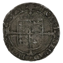1547-1551 Silver Groat Fourpence Coin Henry VIII Hammered Posthumous mm Martlet