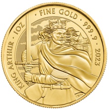2023 King Arthur Gold Coin Myths & Legends 1oz