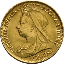 1898 Gold Half Sovereign Queen Victoria Old Head