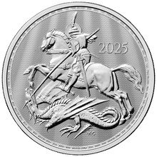 2025 St George & the Dragon 1oz Silver Coin