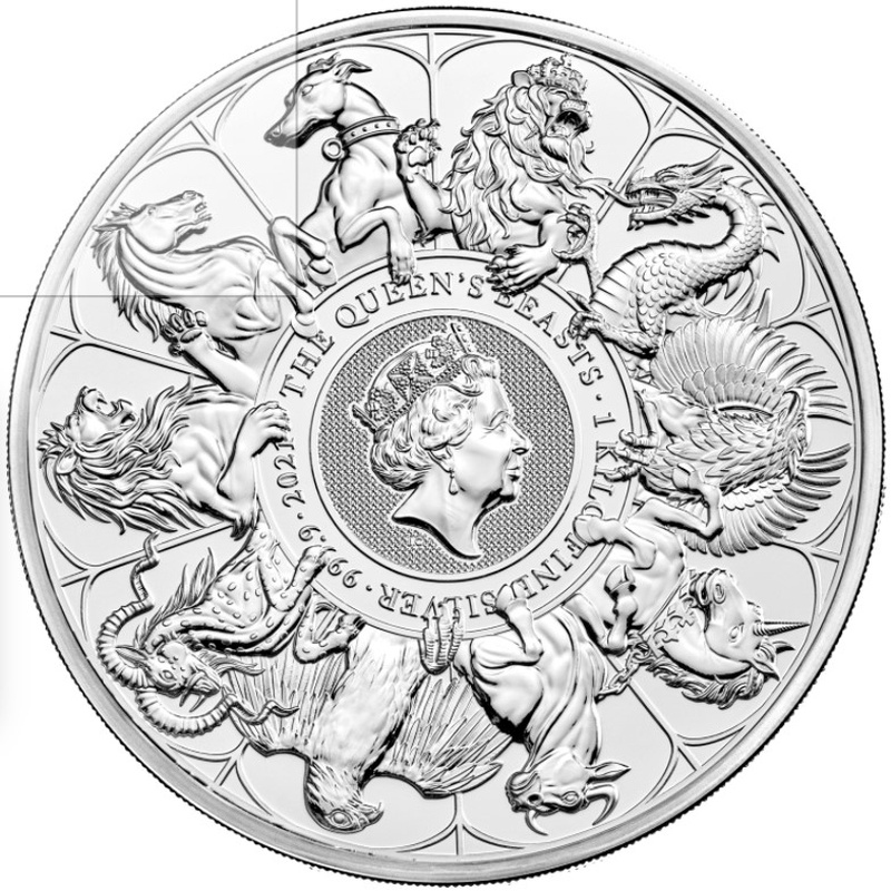 Grade B - 1 Kilo Silver Coin
