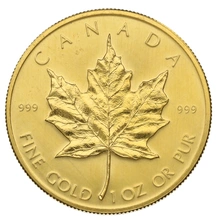 1979 Canadian Maple Leaf Gold Coin 1oz