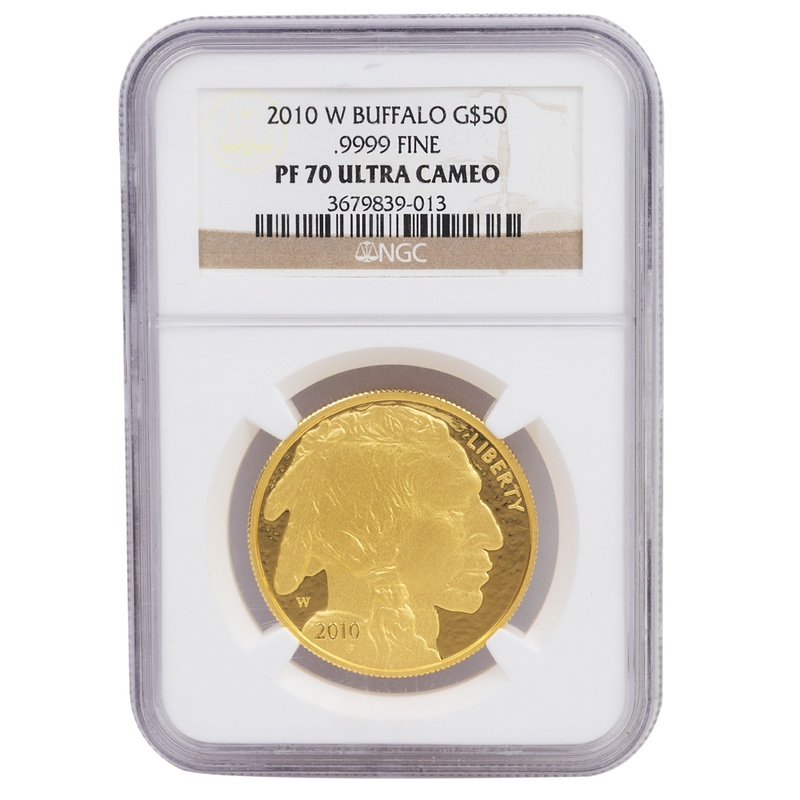 2010 Proof American Buffalo Gold Coin 1oz NCG PF70