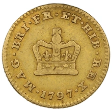 1797 1/3 Guinea Gold Coin George III