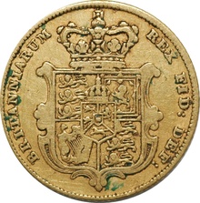 1828 George IV Half Sovereign
