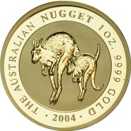 2004 1oz Gold Australian Nugget