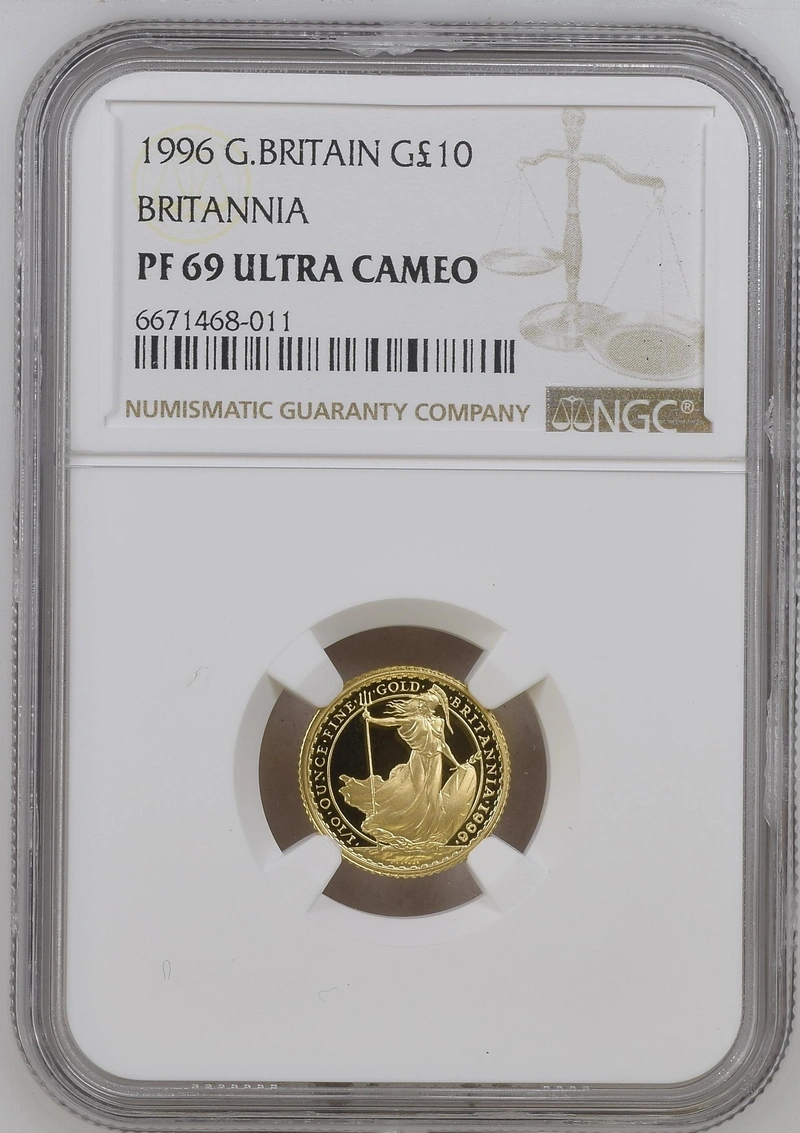 1996 Proof 1/10oz Gold Britannia Coin NGC PF69