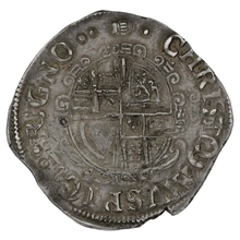1636-1638 Silver Shilling Coin Charles I Tun