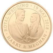 2018 Proof Gold Crown £5 Coin The Royal Wedding