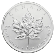 2011 Canadian Silver Maple Leaf Coin 1oz