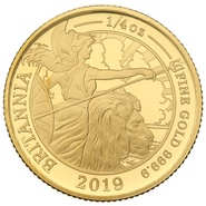 2019 Proof 1/4oz Gold Britannia Coin