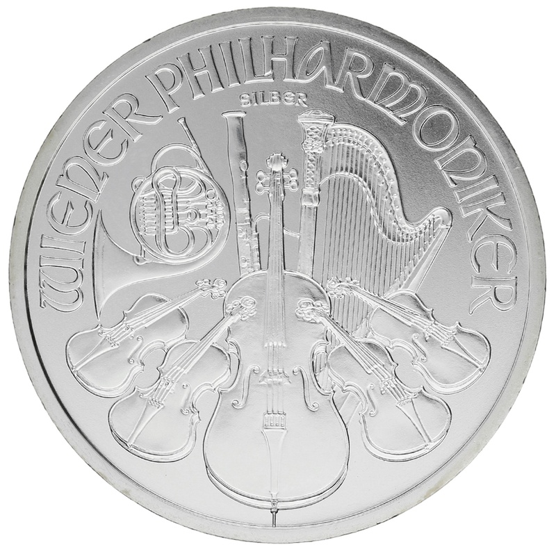 2012 Austrian Philharmonic Silver Coin 1oz