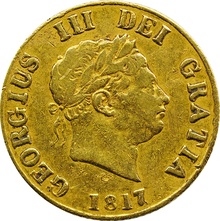 1817 George III Half Sovereign