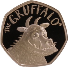 Gold Proof 2019 Fifty Pence 50p The Gruffalo Celebrating 20 Years Boxed